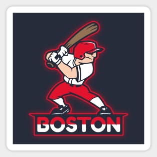 Boston Baseball Magnet